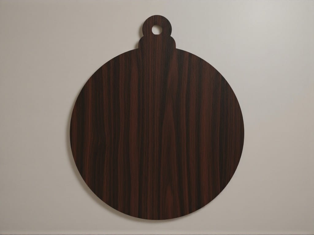 Laser Cut Round Christmas Bauble Blank