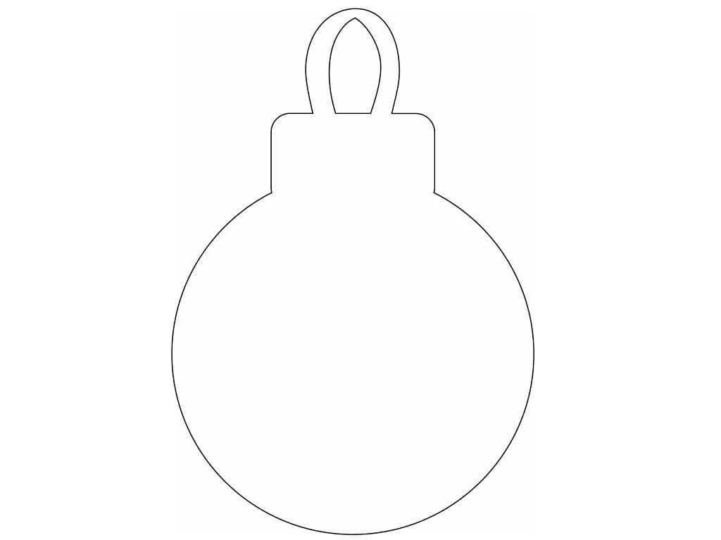 Laser Cut Unfinished Wood Christmas Tree Ornament