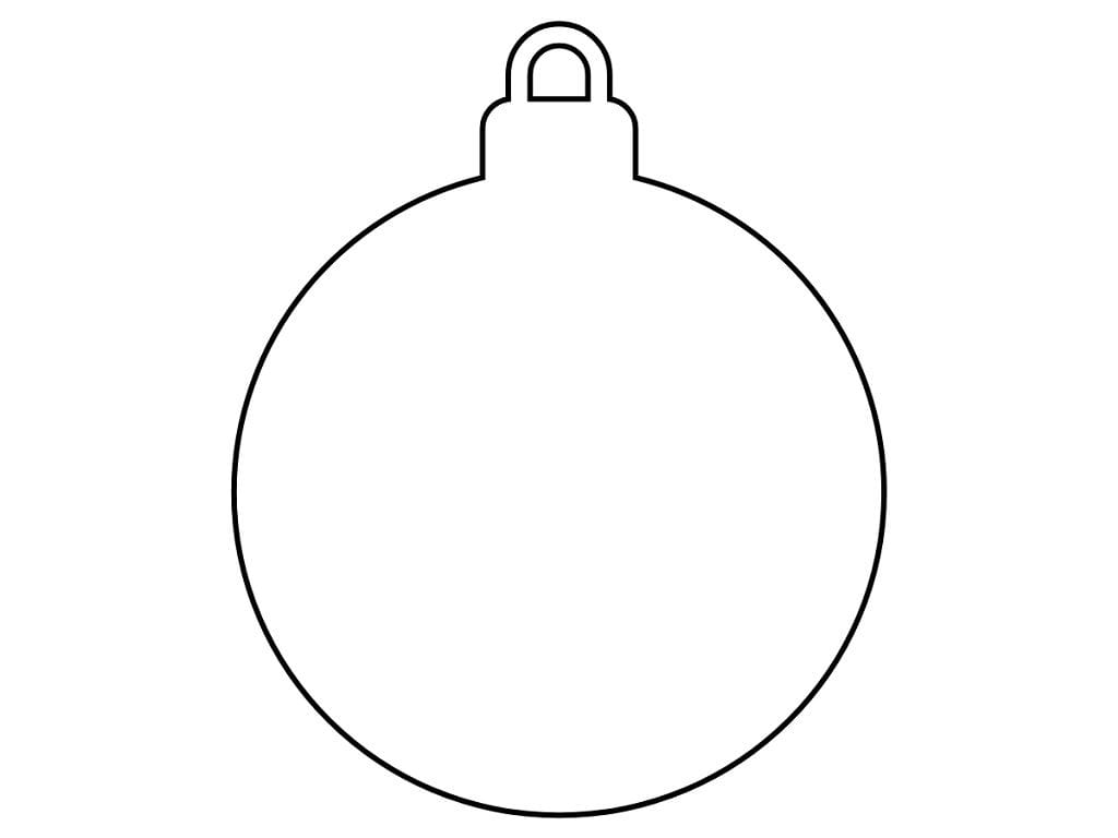 Laser Cut Wooden Christmas Ornament Blank