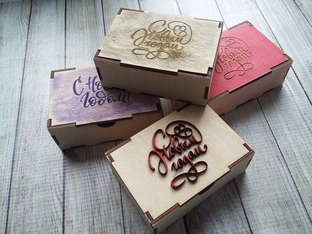 Laser Cut New Year Gift Box