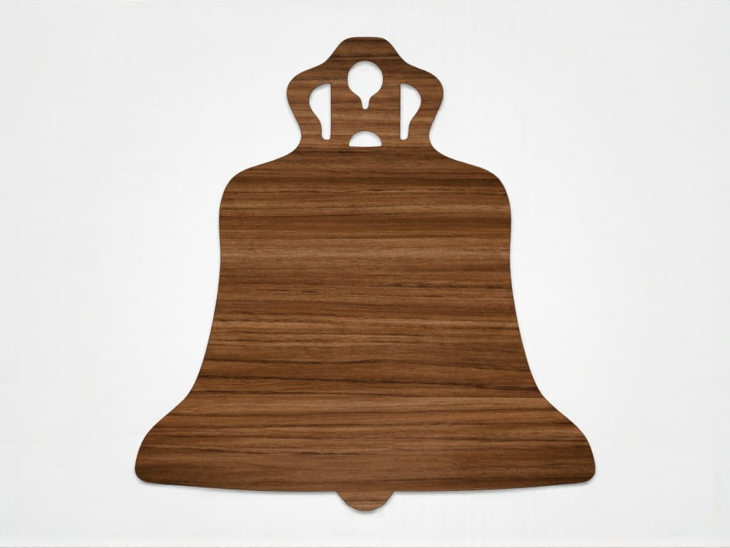 Laser Cut Christmas Bell Festive Ornament