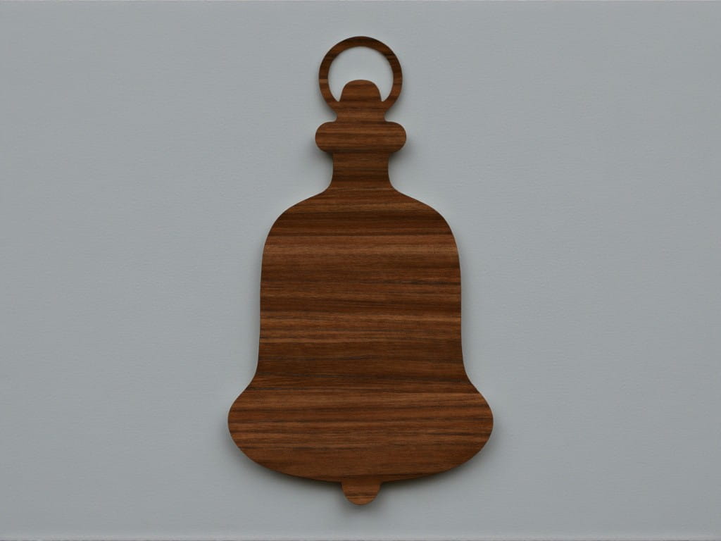 Laser Cut Christmas Bell Hanging Ornament