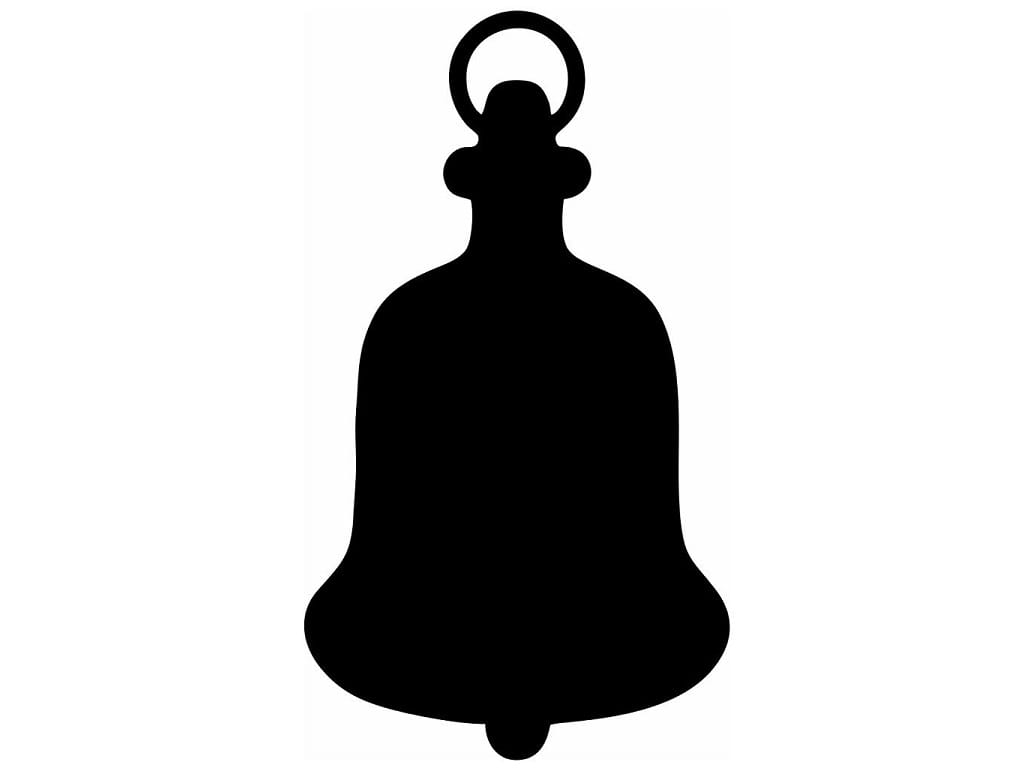 Laser Cut Christmas Bell Hanging Ornament