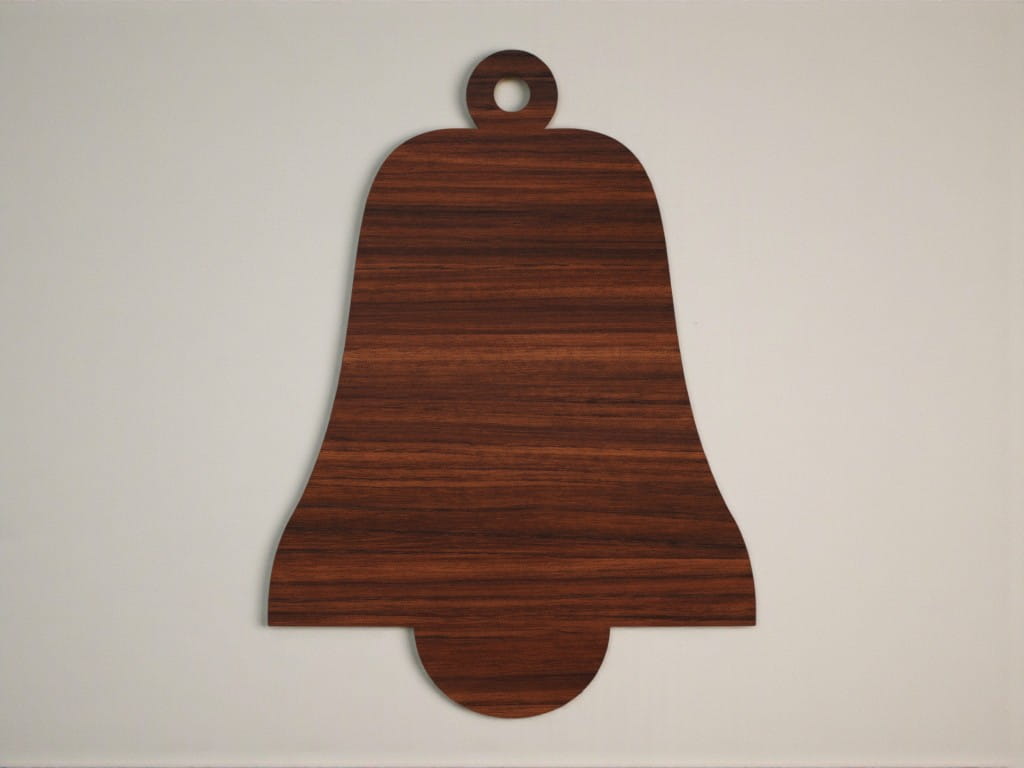 Laser Cut Christmas Bell Ornament Craft Blank
