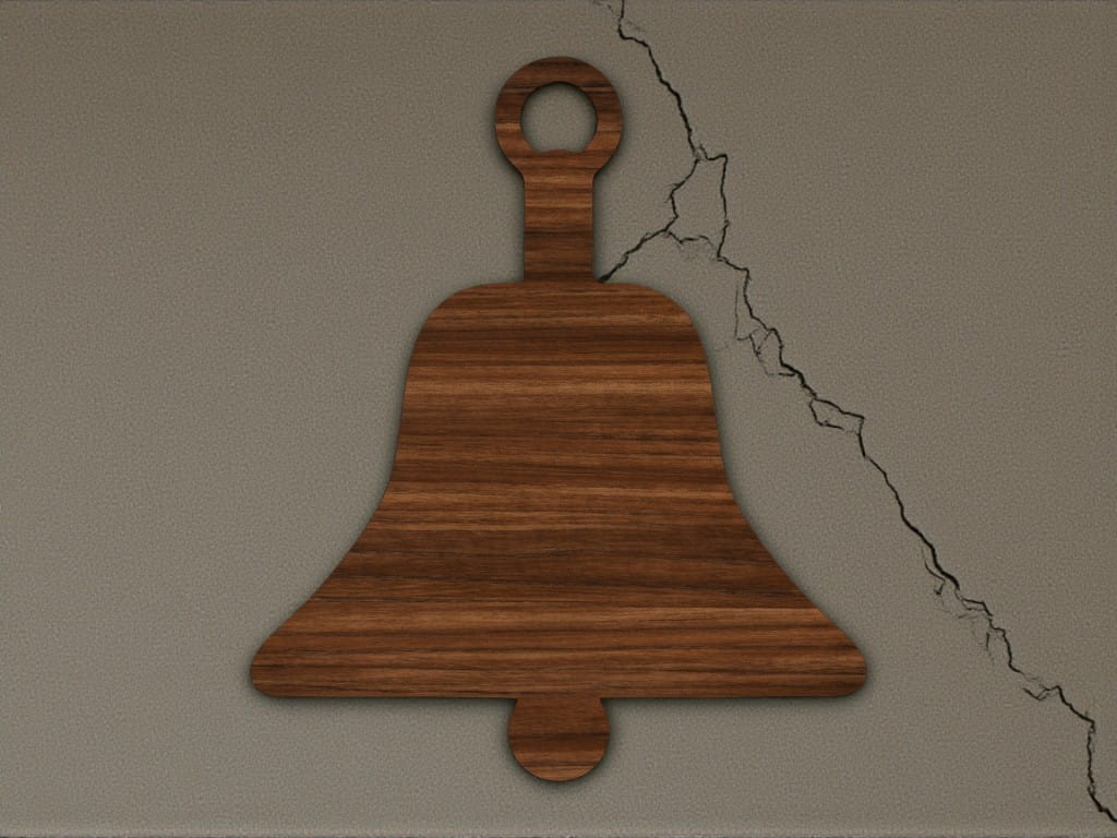 Laser Cut Traditional Bell Ornament