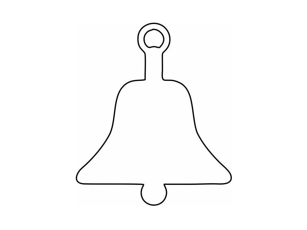 Laser Cut Traditional Bell Ornament