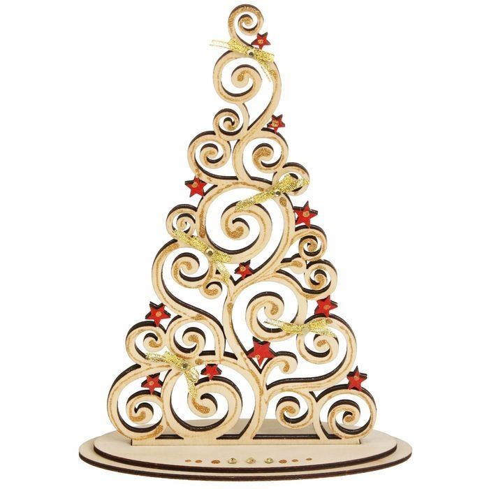 Laser Cut Tabletop Christmas Tree Stand