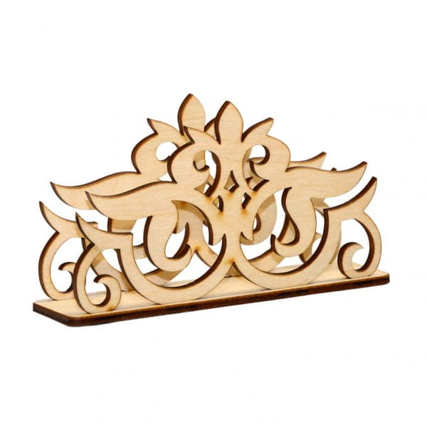 Laser Cut Decorative Napkin Holder for Dining Table
