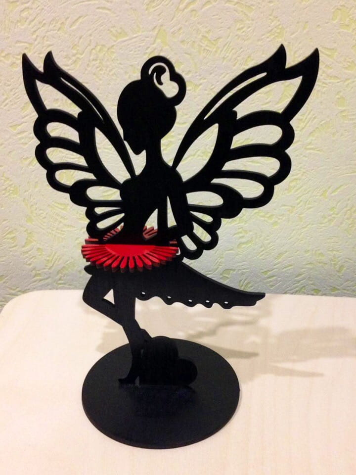 Laser Cut Fairy Napkin Holder for Dining Table