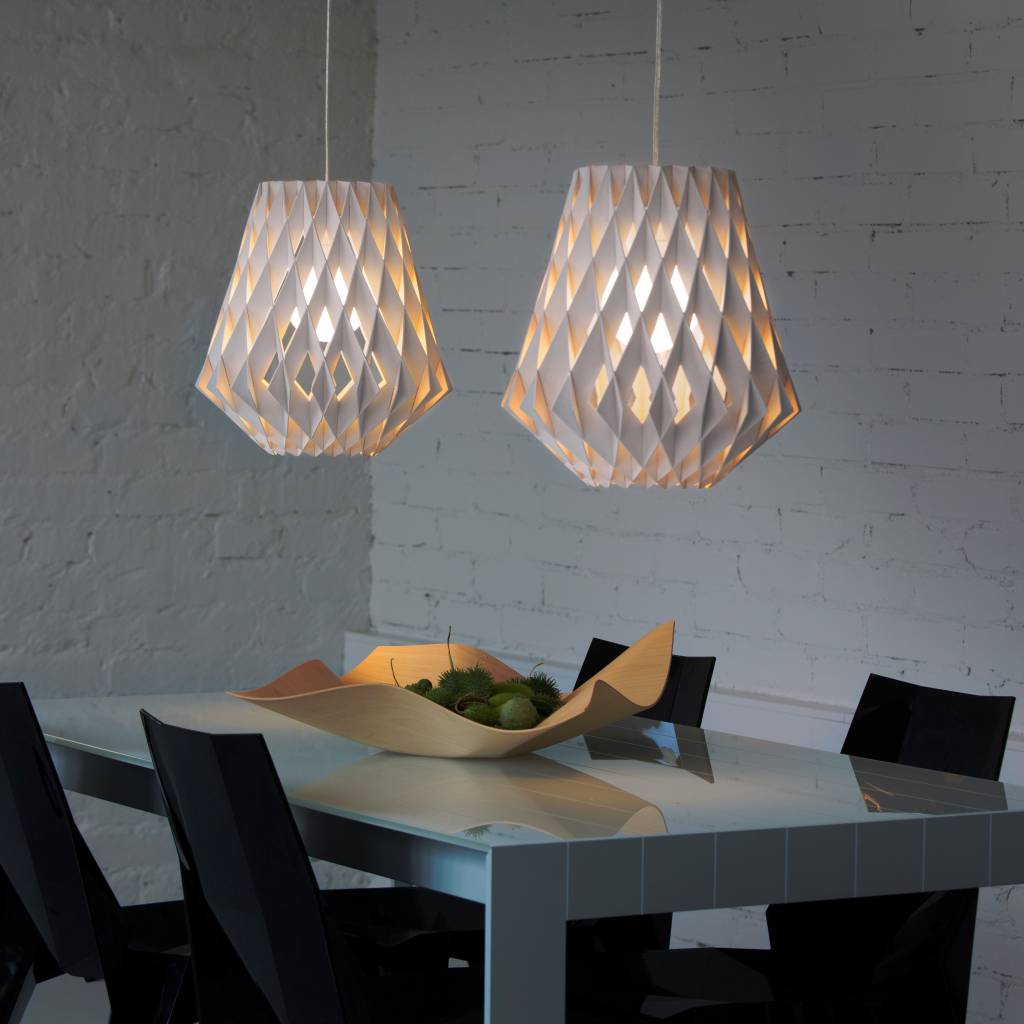 Laser Cut Wooden Pendant Lamp Shade