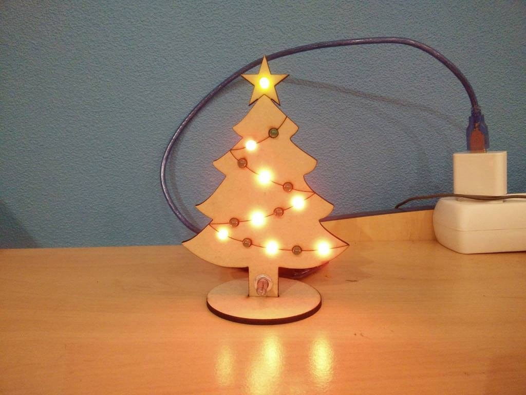 Laser Cut Christmas Tree Decor Stand