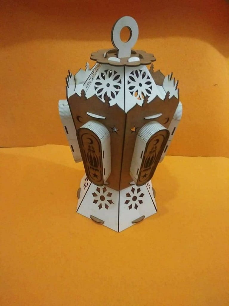 Laser Cut Decorative Ramadan Lantern