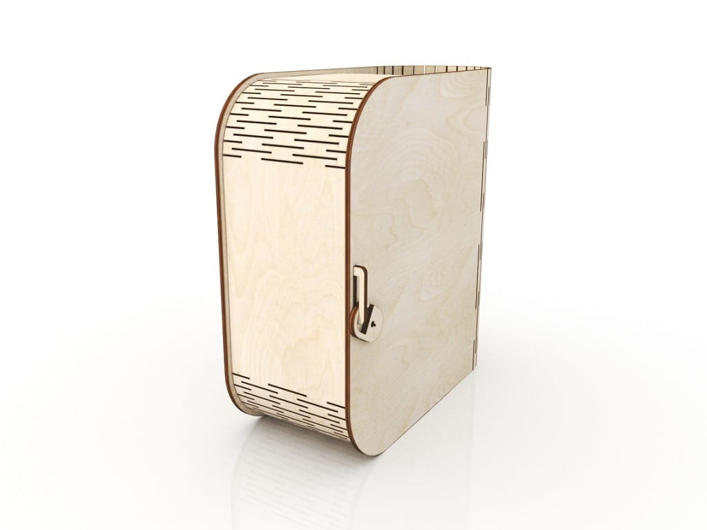 Laser Cut Living Hinge Keepsake Box