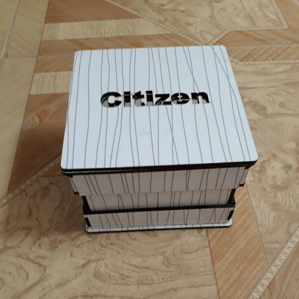 Laser Cut Wooden Watch Box Packaging