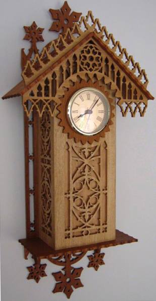 Laser Cut Antique Design Wall Clock