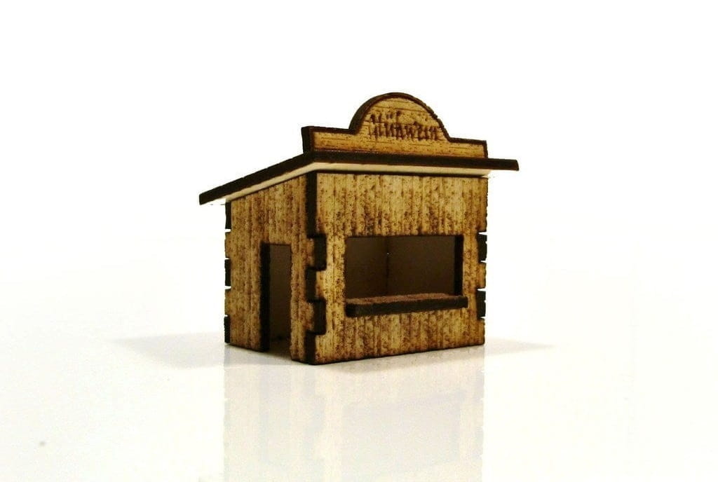 Laser Cut Miniature Christmas Market Stall