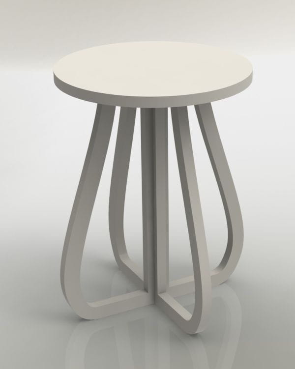 Laser Cut Side Table Stool