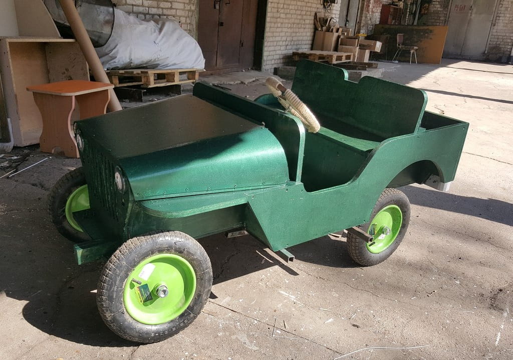 Laser Cut Wooden Jeep Plan