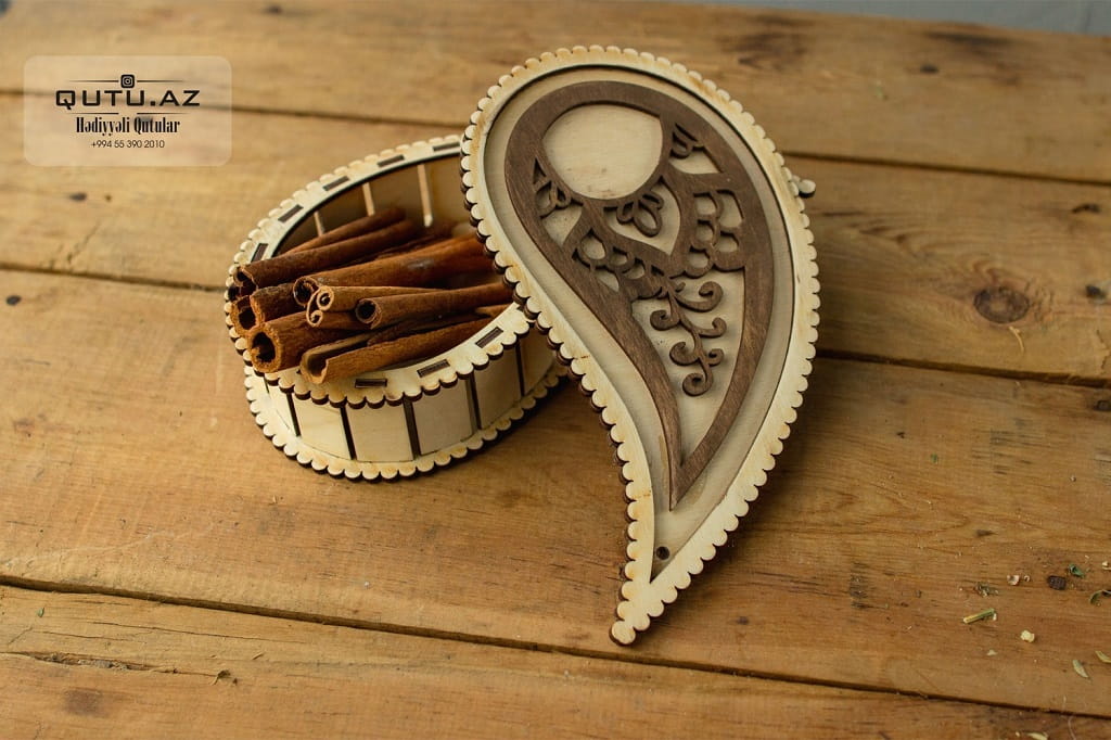 Laser Cut Yin Yang Jewelry Box Gift Box