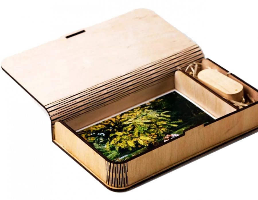 Laser Cut Photo Album and Flash Drive Box