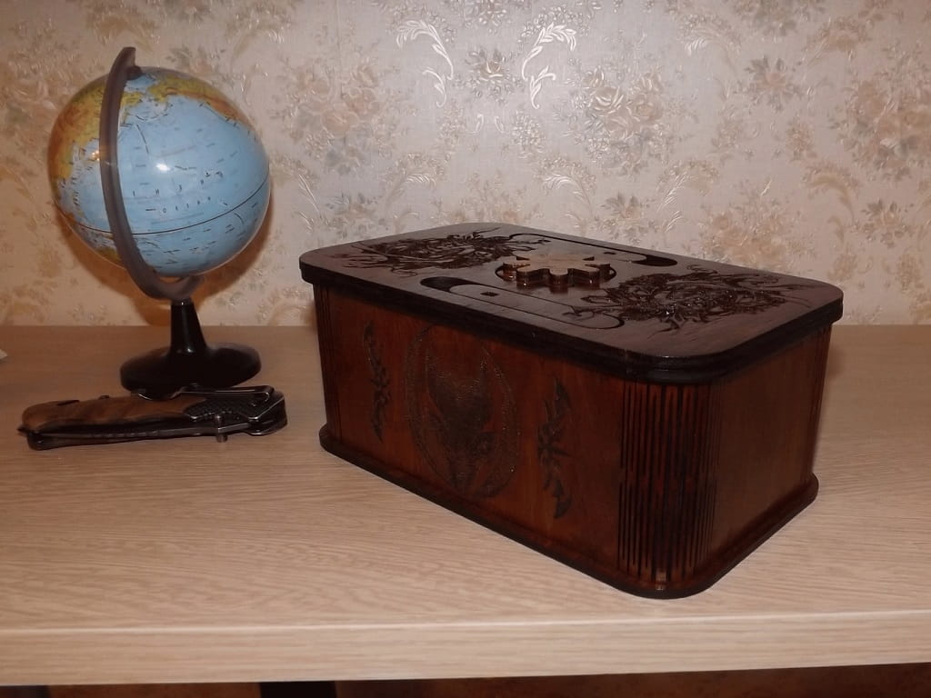 Laser Cut Keepsake Box With Lock