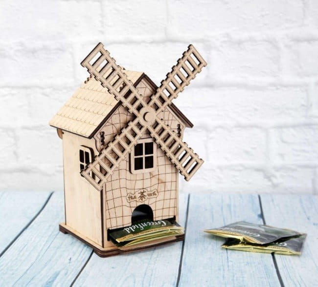 Laser Cut Windmill Tea House