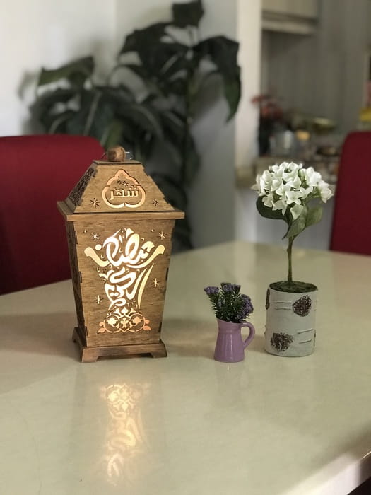 Laser Cut Wooden Ramadan Lantern