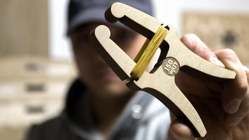 Laser Cut Wooden Clamp 3 Sizes