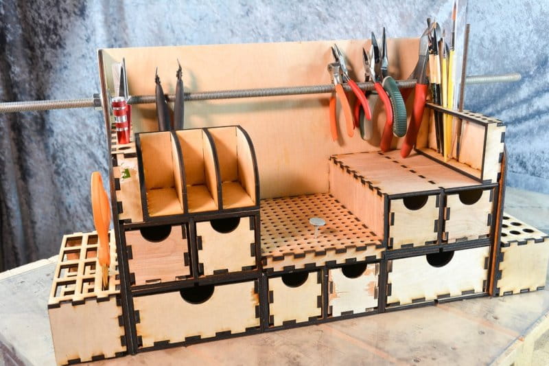 Laser Cut Amazing Tool Organizer With Drawers