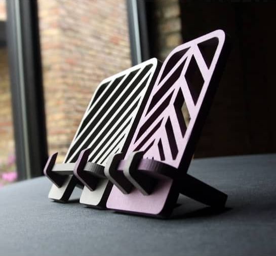 Laser Cut Stand for Smartphone and Tablet