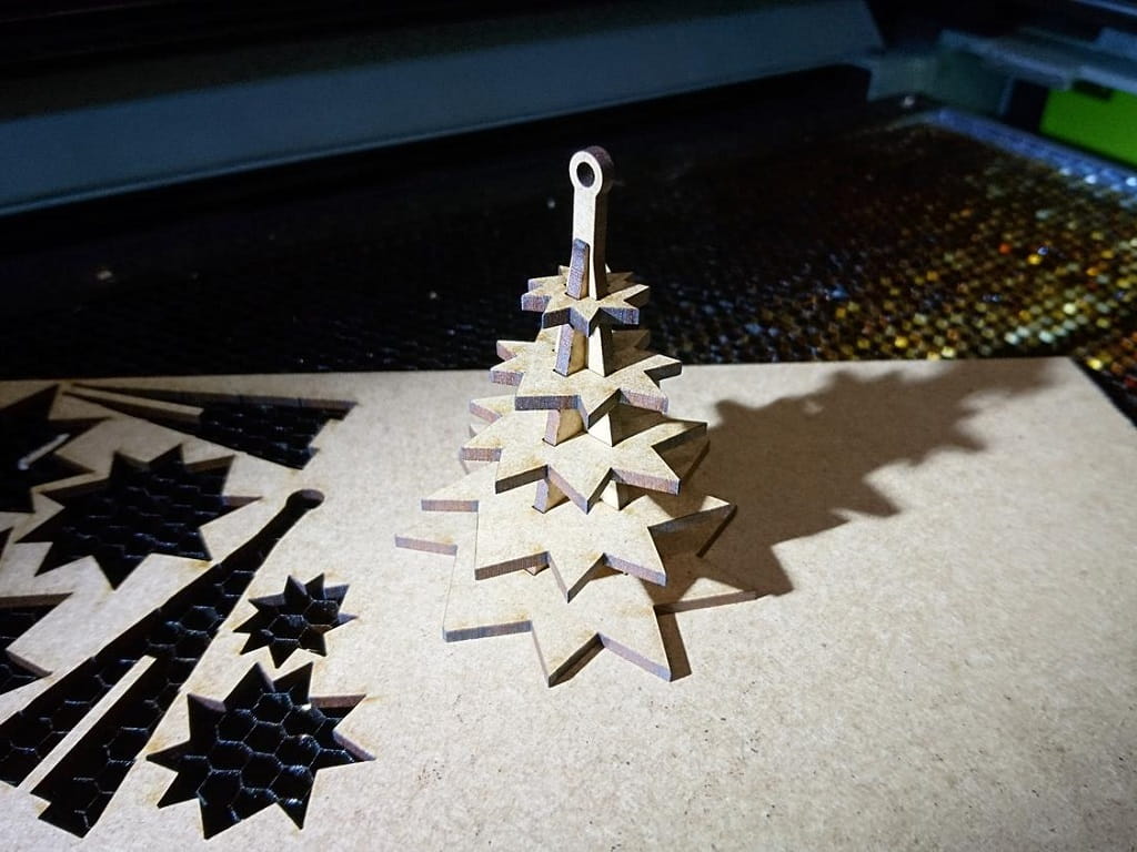 Laser Cut Christmas Tree Decoration Stand