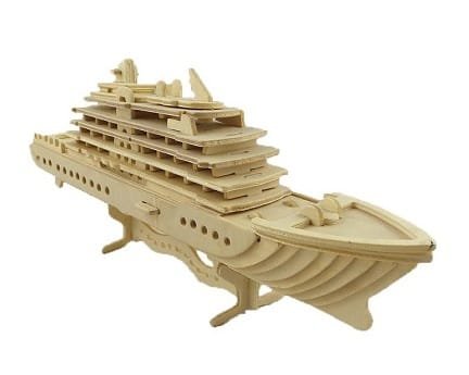 Laser Cut Cruise Liner Ship 3D Puzzle