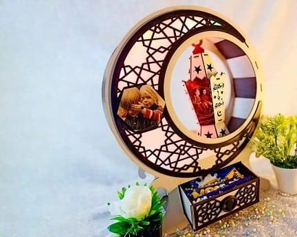Laser Cut Crescent Moon Fanoos With Drawer