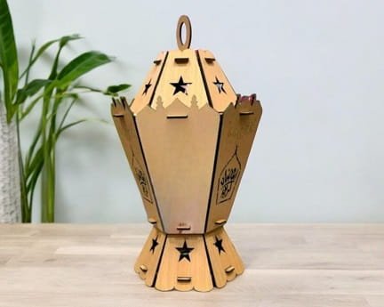 Laser Cut Ramadan Kareem Decorative Lantern