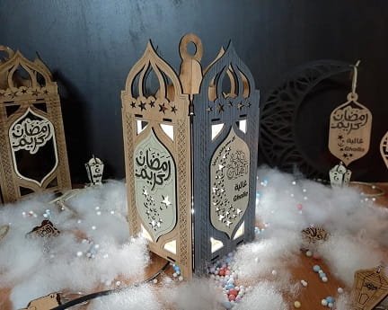 Laser Cut Ramadan Kareem Lantern