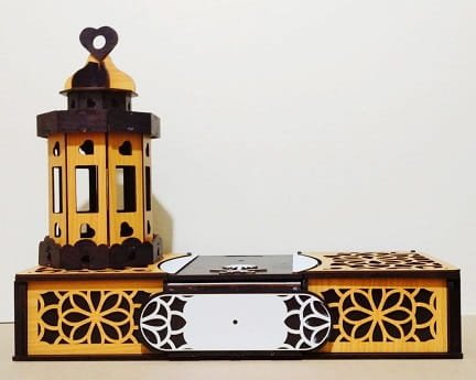 Laser Cut Ramadan Lantern With Favor Box