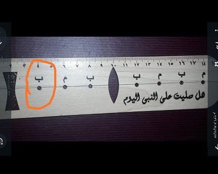 Laser Cut Wooden Ruler of Sciences