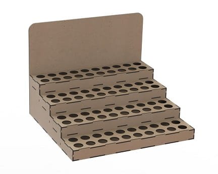 Laser Cut Lipstick Holder Display Rack