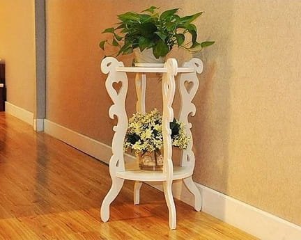 Laser Cut Wooden Indoor Plant Stand
