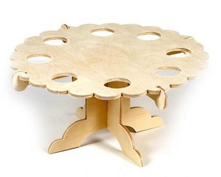 Laser Cut Easter Egg Holder Table Stand