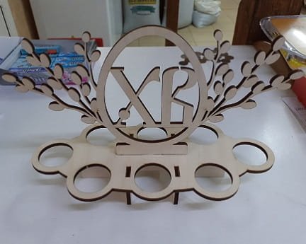 Laser Cut Easter Tree Egg Stand