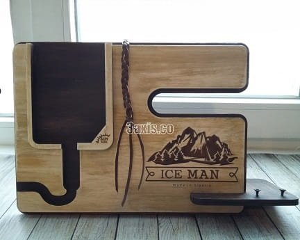 Laser Cut Wooden Mobile Phone Docking Station