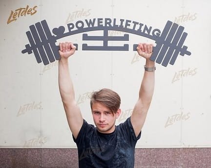 Laser Cut Powerlifting Medal Hanger Display
