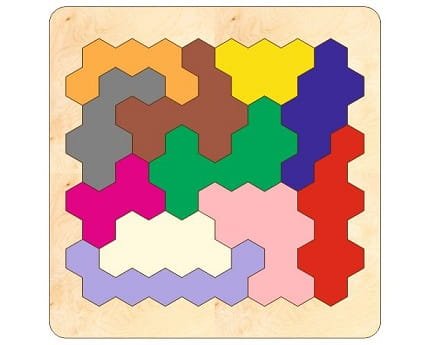 Laser Cut Tangram Puzzle Board Game for Kids