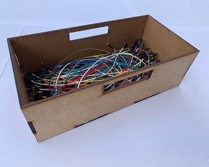 Laser Cut Small Storage Box With Handles