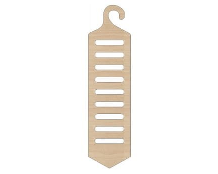 Laser Cut Tie Holder Hook Hanger