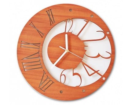 Laser Cut Modern Contemporary Wall Clock
