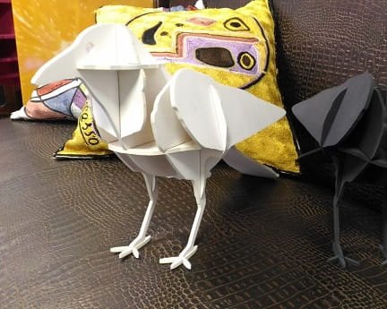 Laser Cut Crow 3D Wooden Puzzle
