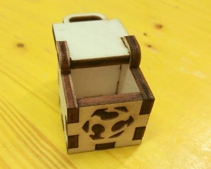 Laser Cut Simple Small Wood Box