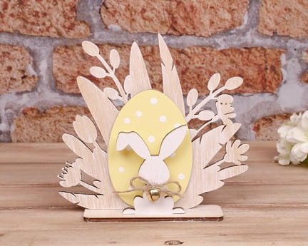 Laser Cut Easter Bunny Desktop Decoration